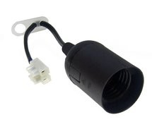 FITTING ZWART E27 + KABEL EN SUIKER
