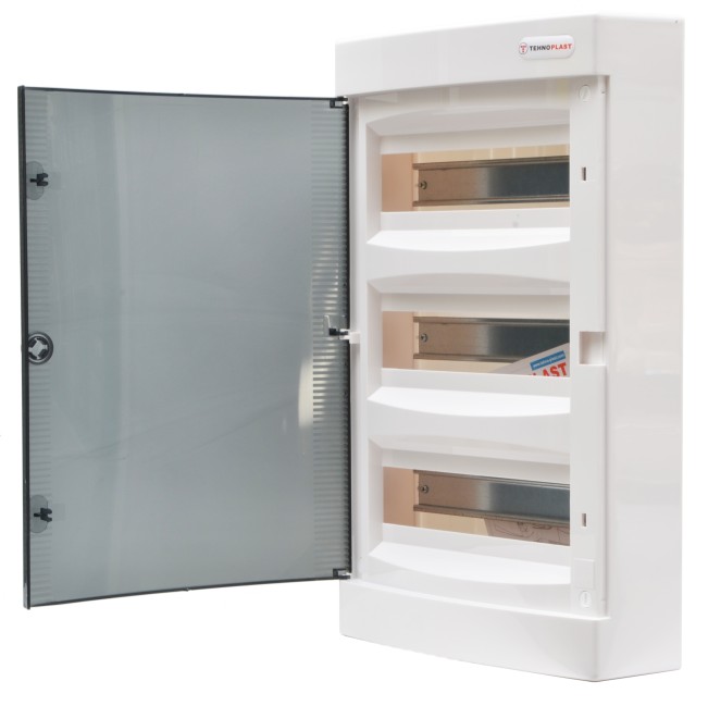 VERDEELKAST OPBOUW 18 MODULES  396 x 236 x 112mm IP40