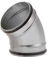 SPIRAAL COUDE 180MM 45° MET DICHTING