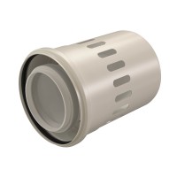 ROLUX LUCHTTOEVOERELEMENT 80/125 PP-ALU