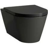 LAUFEN KARTELL WAND WC ZWART BLINKEND MET CLEAN COAT 