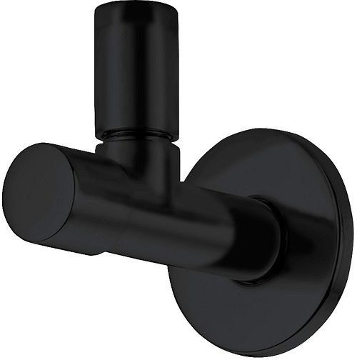 PAFFONI HOEKSTOPKRAAN MAT ZWART STICK +filter
