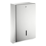 DELABIE HANDDOEKVERDELER RVS  304 GEEPOXEERD WIT