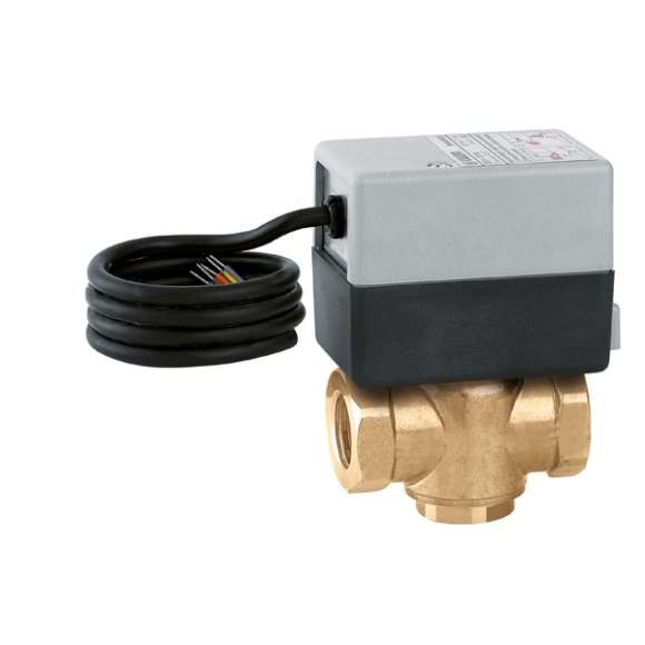 CALEFFI DRIEWEGKLEP 4/4 + MOTOR 230V