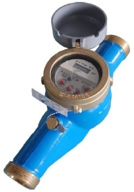 WATERTELLER 5/4" BLAUW  GEKEURD+ATEST+RACC