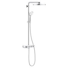 GROHE SMARTCONTROL SYSTEM 310 ROND DUO TABLET + HOOFDDOUCHE CHROME UITV.