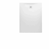 LAUFEN DOUCHETUB PRO 120 X 100 X 4 WIT COMPOSIET afvoer korte zijde