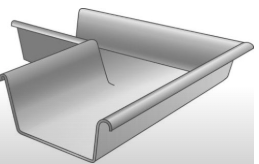 BINNENHOEK  POLYESTER EVACO  G120 GRIJS