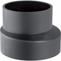 GEBERIT PE HD REDUCTIE EXCENTR. KORT 110/75 MM