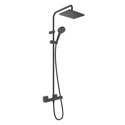 HANS GROHE SCHOWERPIPE VERNIS SCHAPE 230  1 JET MAT ZWART