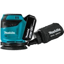 MAKITA EXCENTRISCHE SCHUURMACHINE 125MM ACCU 18V