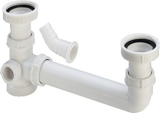 VIEGA KEUKEN DUBBELE VERBINDING EXCENTRISCH 6/4