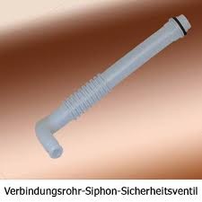 BUDERUS O VERBINDINGSPIJP SYPHON