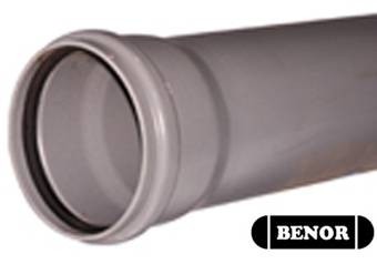BUIS GRIJS RIOOL 315MM 3M 4.9MM GEMOFT  ( prijs per meter ! )
