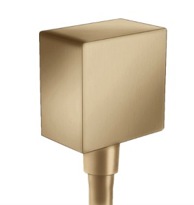 HANS GROHE FIXFIT SQUARE AANSLUITBOCHT BRUSHED BRONZE