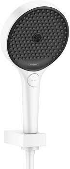 HANS GROHE RAINFINYTY HANDDOUCHESET 130 3 JET UITV WIT ZWART