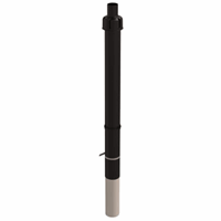 ROLUX DAKDOORVOER 110/160 PP/METAAL   ZWART (zeker reductie 0147063 mee bestellen)