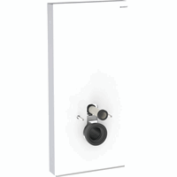 GEBERIT MONOLITH VERLAAGD + WIT GLAS ZIJAFWERKING ALUMINIUM 101CM