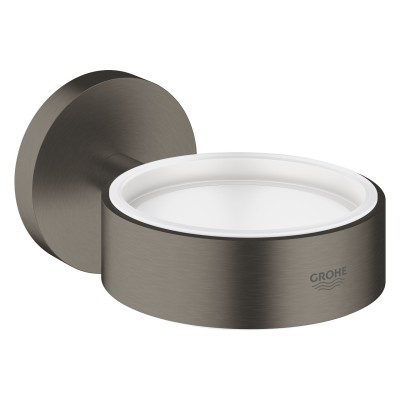 GROHE ESSENTIALS WANDHOUDER BRUSHED HARD GRAFITE