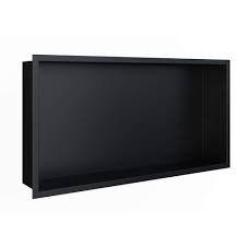 LOOOX BOX 60 X 30 MAT ZWART MET FLENS