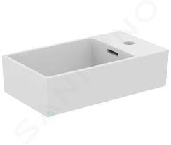 IDEAL STANDARD LAVE-MAINS EXTRA 45 X 25 CM KRAANGAT RECHTS EN MET OVERLOOP