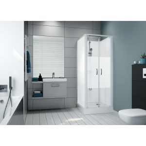 LEDA STANDING GLAS + 75 HOEKMODEL 2 KLAPDEUREN  MULTIJETS