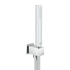 GROHE AANSLUITBOCHT CUBE MET VIERKANT ROZET CHR.+HANDDOUCHE STIK + FLEXIBEL