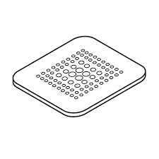 LAUFEN AFDEKROOSTER VOOR  DOUCHETUB PRO  WIT 