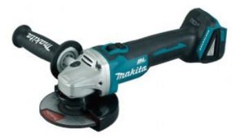 MAKITA HAAKSE SLIJPER 125MM 18V ZONDER BATTRIJEN EN LADER