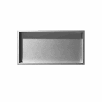 LOOOX BOX INBOUWDIEPTE 10 CM  60 X 30 RVS MET FLENS