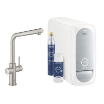 GROHE BLEU HOME KEUKENKRAAN  MET KOELER EN FILTERFUNCTIE UITV RVS