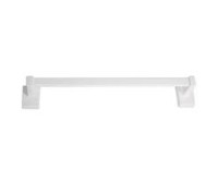 HANDDOEKBEUGEL MAGNETISCH ENKEL  45 CM WIT 