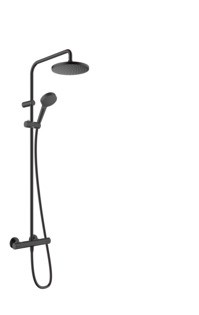 HANS GROHE SCHOWERPIPE VERNIS BLEND  200 1 JET MAT ZWART