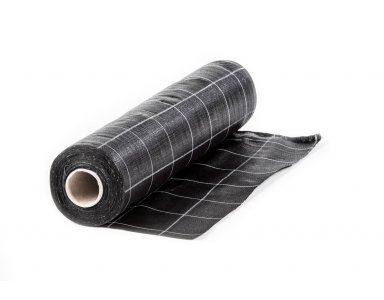 ANTIWORTEL DOEK GEWEVEN 3.3X100 = 330M zwart