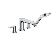 HANS GROHE TALIS E BAD 4-GATSMENGKRAAN OP BADRAND