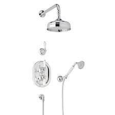 AQUA PRESTIGE TRADITIONAL DOUCHE-ENSEMBLE  THERMOSTATISCH INBOUW/ UITV.CHROME + GREEP 78 PETIT MONT BLANC
