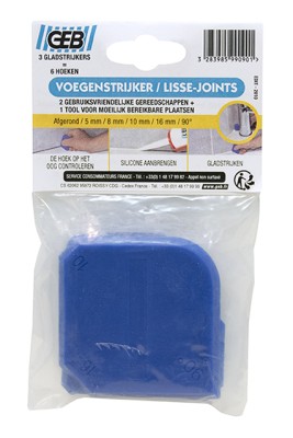 GEB. SILICONE AFSTRIJKER  5-8-10-16 MM