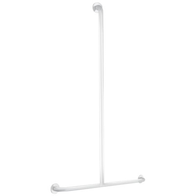 DELABIE GREEP BASIC  T- VORMIG DIAM 32 115 - 50 RVS WIT EPOXY