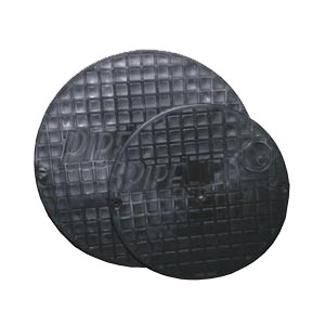 Putdeksel pp zwart 250mm geurdicht 340x340 2000kg Zwart