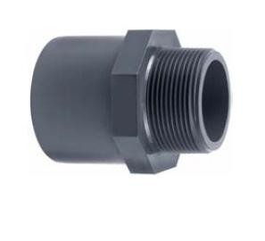 PVC U PUNTSTUK 3/4M X 32/40