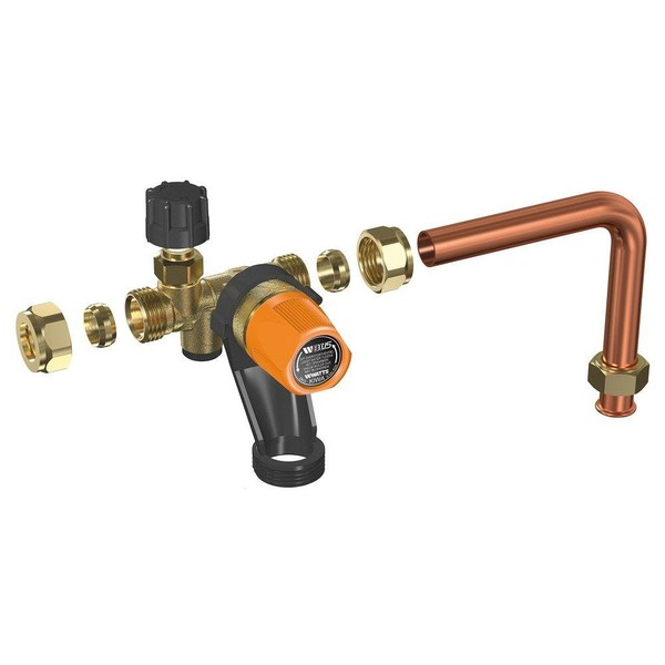 WATTS PAKKET BI15 INLAATCOMBINATIE + KOPEREN BUIS 