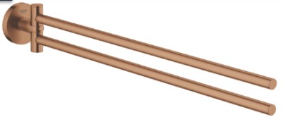 GROHE ESSENTIALS 2 DELIG BEWEEGBARE HANDDOEKDRAGER BRUSHED WARM SUNSET