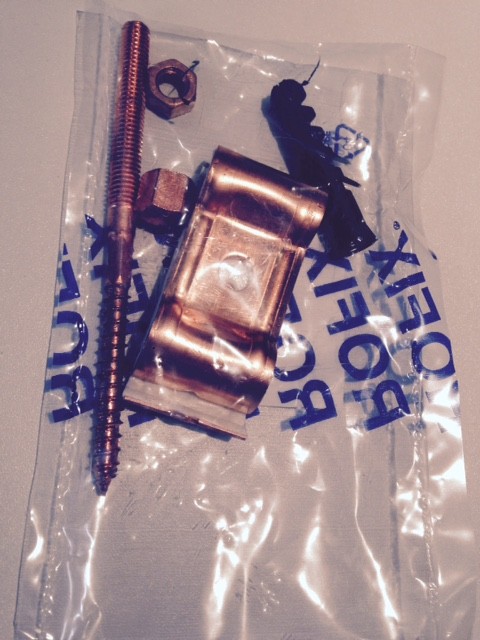 ROFIX DUBBELE BUISBEUGEL VERKOPERD 22MM 60MM + BOUT 1/2