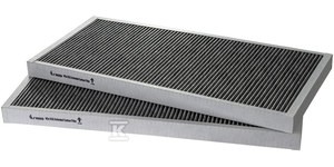 VASCO VENTILATIE FILTER ACTIEVE KOOL VOOR FILTERBOX (2stuks)
