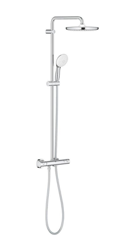GROHE TEMPESTA DOUCHESYSTEEM 250 + THERMOSTAAT CHR.