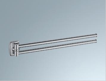 INDA EXPORT HANDDOEKBAAR 2-LIDS BEWEEGBAAR 43 CM CHROOM