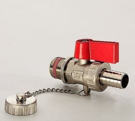 EURO AFLAATKRAAN 1/2 MESSING + TEFLON (12)