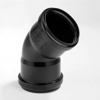 COUDE ZWART PPC 32MM 45° FF (25)*