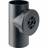 GEBERIT PE HD T TOEZICHTSSTUK ROND 90/90 MM