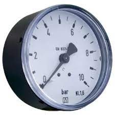 EURO MANOMETER 0-10BAR 1/4 AXI DM